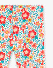 Legging écru à fleurs FADELPHINE / 23E1BFB1CAL001