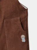 Salopette Marron LAULYSSE / 24H1BGS1SAL815
