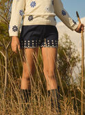 Short brodé MEBRODETTE / 25E2PF81SHOC214