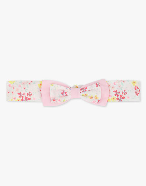 Bandeau Rose Imprime Fleuri Bebe Fille Balade Dans Les Nuages Bebe Sergentmajor