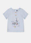 Tee Shirt Bleu ciel KAOBERT / 24E1BGN1TEE020