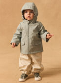 Imperméable détail rayé MILOUIS / 25E1BG31IMP631