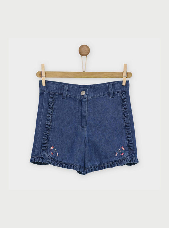 Short bleu jean RABELETTE / 19E2PF41SHO704