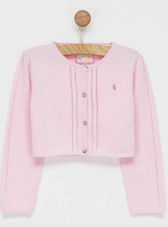 Cardigan rose NIFYETTE / 18E2PFT2CAR301