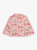 Veste matelassée vieux rose à fleurs FAIMIMI / 23E1BFD2CARD318