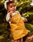 Robe chasuble en twill jaune miel FABLANCHE / 23E1BF81CHS107