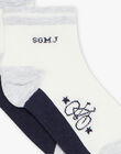 Lot de 3 chaussettes basses assorties FRIPIAGE / 23E4PGJ2LC3001