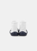 Chausson chaussette blanc avec tête de raton laveur Bébé Garçon NAIDRISS / 25F10BG32D08001