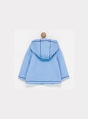 Gilet bleu à capuche NAELOUKA / 18E1BGF1GIL208