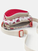 Sac coeur rouge et imprimé fleuri à bandoulière Fille NEBAGUETTE / 25H4PFK1BES001