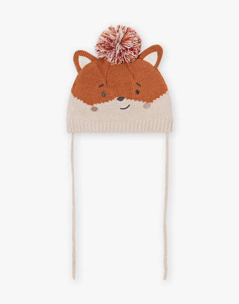 Bonnet Renard Camel Et Beige Bebe Garcon Bonnet Echarpe Et Gant Bebe Sergentmajor