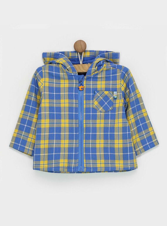 Gilet bleu marine et jaune RACYRUS / 19E1BG61GIL707