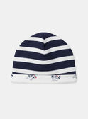 Bonnet réversible à rayures ou imprimé raton laveur Bébé Garçon NAIAN / 25H4BGP1BONA015