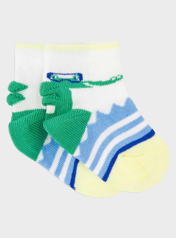 Chaussettes basses bleue RAULRICK / 19E4BGP1SOB205