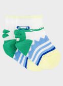 Chaussettes basses bleue RAULRICK / 19E4BGP1SOB205