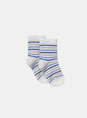 Lot de 3 chaussettes jacquard fantaisie MACLEMENT / 25E4BG81LC3001