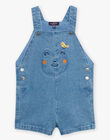 Salopette courte bleue en denim FAROMEO / 23E1BGS2SACP272