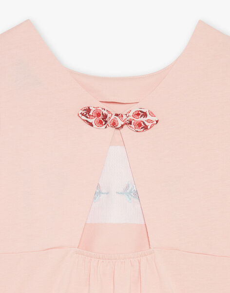 T-shirt blush à manches courtes FLUFLETTE / 23E2PFQ2TMCD300