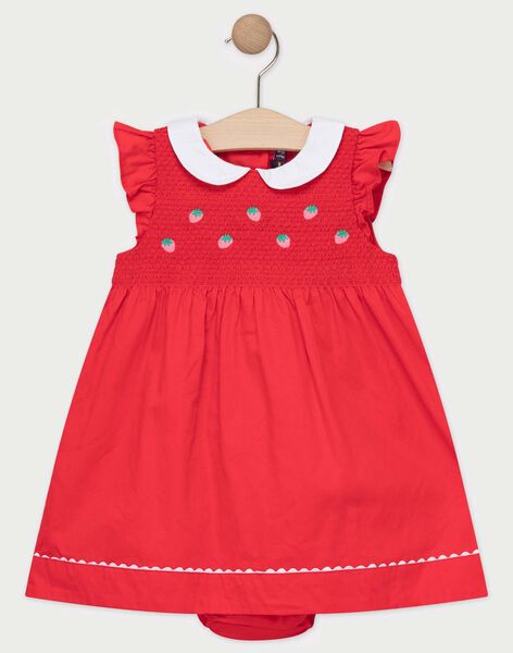 Robe Rouge Bebe Fille 30 Bebe Sergentmajor