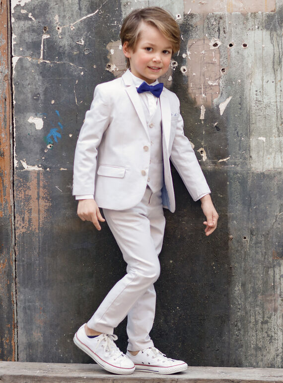 Veste de costume beige enfant garçon TICOSTAGE / 20E3PGJ1VES808