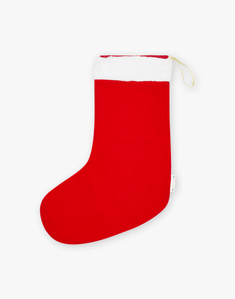Botte de Noël en velours rouge biche DOUMETTE / 22H4PF71ACD050
