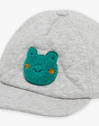 Casquette matelassée grise chiné FAROBIN / 23E4BGS1CHAJ920