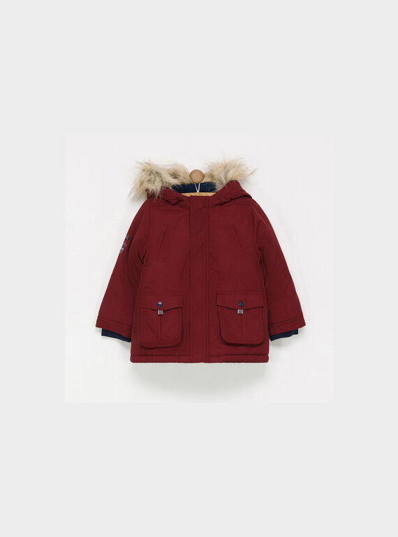 Parka bordeaux POXOAGE / 18H3PGI2PAR503
