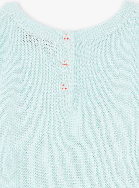 Pull vert maille perlée ZEPULETTE / 21E2PFI1PUL629