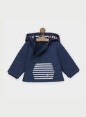 Parka bleu ardoise RAARON / 19E1BG21PARC203