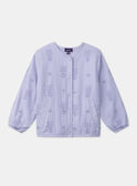 Veste violette brodée MLEJAKETTE / 25E2PFO1VES328
