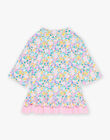 T-shirt de bain écru à imprimé fleuri FRYUVETTE / 23E4PFM1BUV001