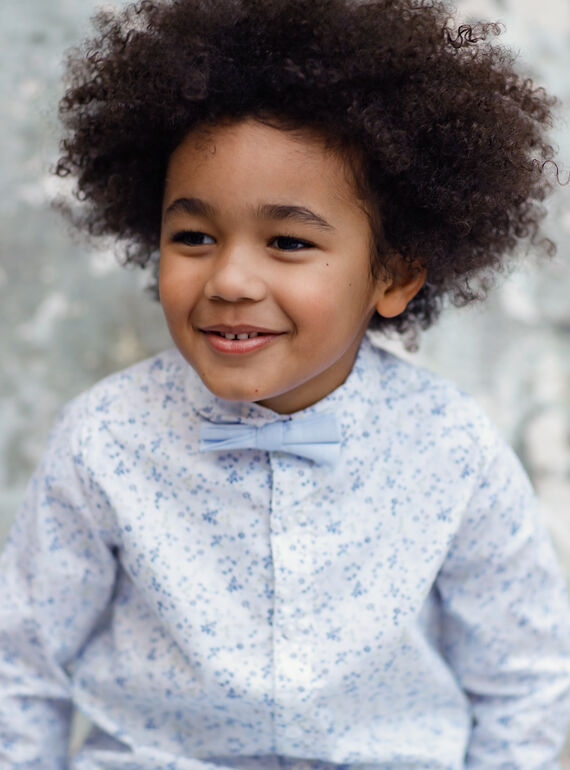 Chemise en popeline à imprimé fleuri enfant garçon TIFLORAGE / 20E3PGJ6CHM001
