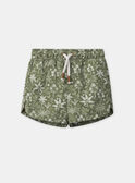 Short de bain kaki imprimé jungle  MISACHA / 25E4BGC1MAI626