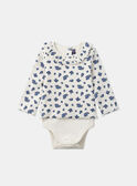 Body manches longues imprimé floral MADANNA / 25E1BF82BOD114