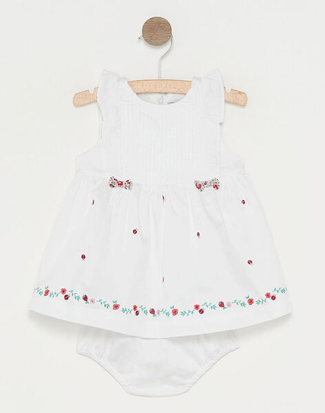 Robe Ecrue Bebe Fille Les Jours Fleuris Naissance Sergentmajor