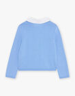 Cardigan bleu en coton FRITETTE 3 / 23E2PFJ2CAR201