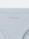 Lot de 5 culottes imprimées ou uni Fille NEJAZETTE / 25H5PFC4SLR301