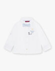 Chemise de cérémonie blanche à nud papillon bébé garçon CYBEAR / 22E1BG11CHM000
