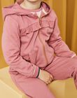 Haut de jogging à capuche rose foncé DRAGONETTE / 22H2PFL1JGHD312