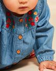 Blouse en denim léger bleu FADIANE / 23E1BFB1CHEP274
