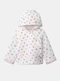 Veste à capuche en tubique et jersey MONTANA / 25E0CF12VES000