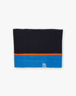 Snood en tricot tricolore DEROULAGE / 22H4PGM2SNO713