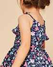 Robe longue bleu marine à imprimé fleuri FRULUETTE 1 / 23E2PFX2RBS070