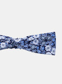 Bandeau bleu et blanc à imprimé fleuri LEVAGLETTE / 24H4PFJ1BAN070
