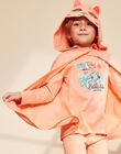 Pyjama deux pièces orange pâle en coton avec cape tête de panthère FLOPOETTE 1 / 23E5PF43PYTE402