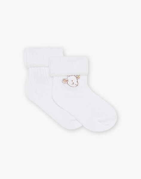 Body et chausettes écrus Girafe FOUSSENOU / 23E0CM71ENS000