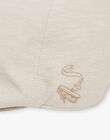 Béret beige en lin FREBERAGE / 23E4PGI1CHAA013
