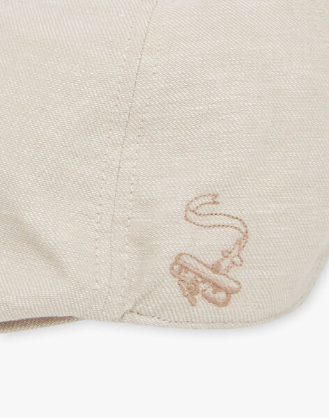 Béret beige en lin FREBERAGE / 23E4PGI1CHAA013