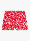 Short fuchsia à imprimé fleuri enfant fille CAUSHOETTE 1 / 22E2PFT3SHO304