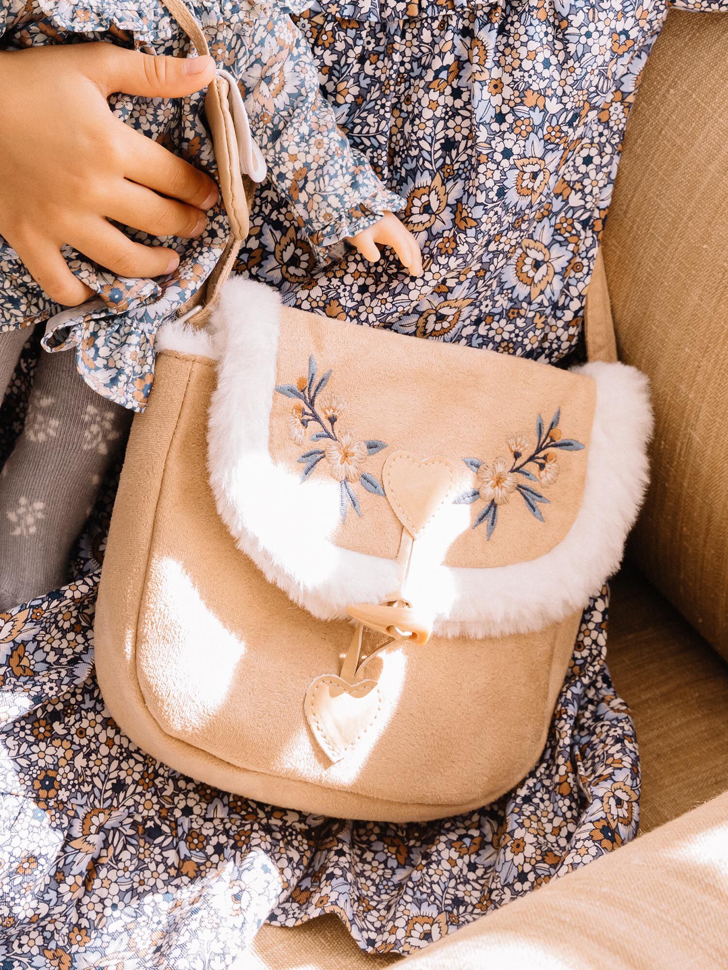 Sac en daim beige online